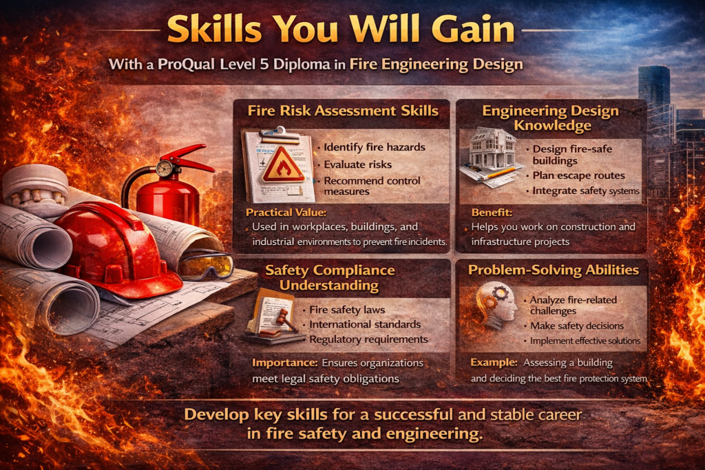 Skills developed in fire engineering design