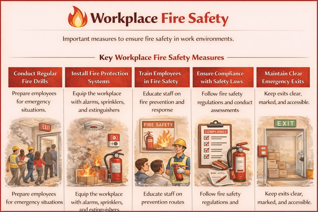 Workplace fire safety measures outlined 1