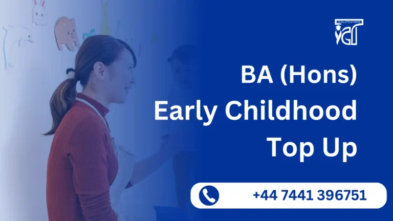 BA (Hons) Early Childhood Top Up