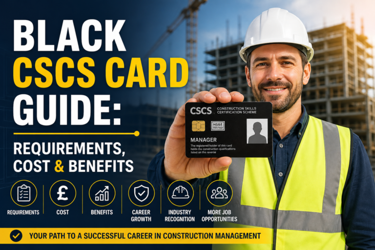 Black CSCS Card Guide: Requirements, Cost & Benefits
