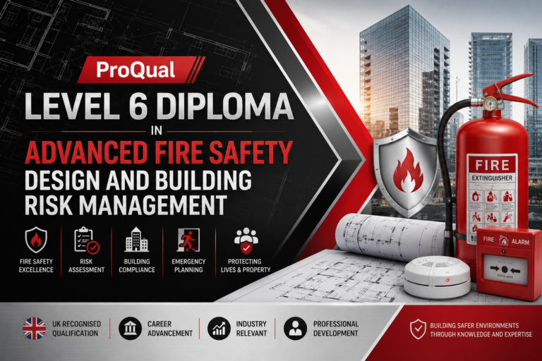 ProQual Level 6 Diploma in Advanced Fire Safety Design and Building Risk Management