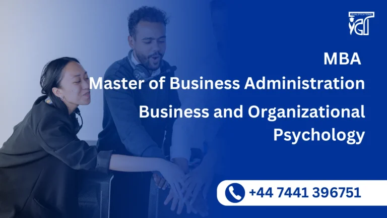 MBA in Business and Organizational Psychology 8 MBA in Business and Organizational Psychology