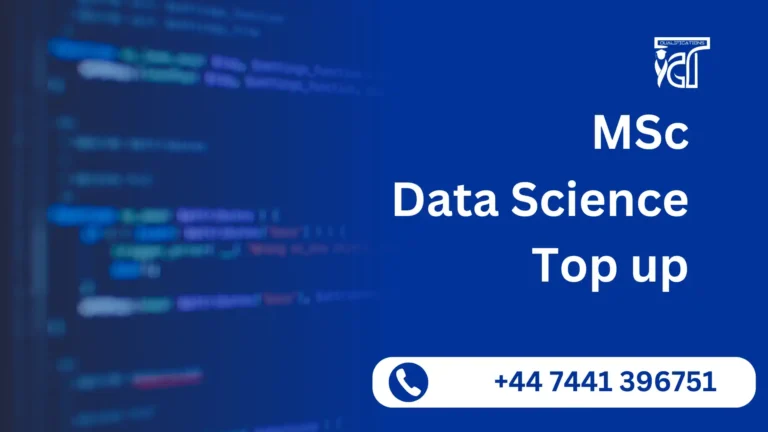 MSc Data Science Top up