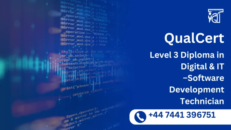QualCert Level 3 Diploma in Digital & IT –Software Development Technician