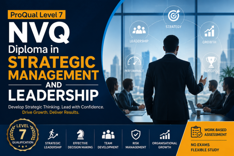 ProQual Level 7 NVQ Diploma in Strategic Management and Leadership