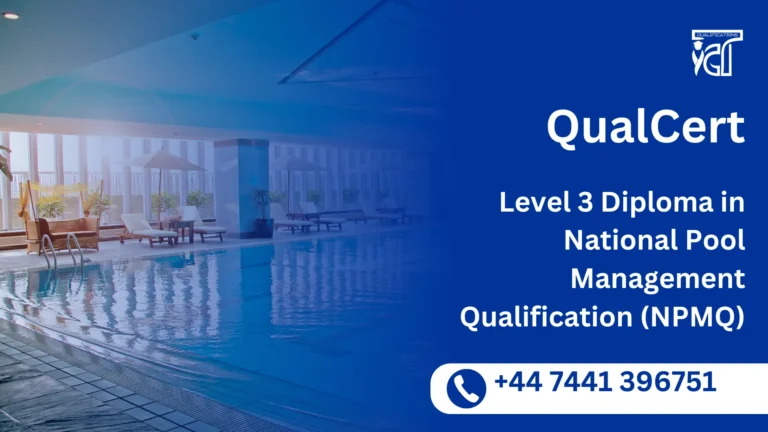 QualCert Level 3 Diploma in National Pool Management Qualification (NPMQ) 1 QualCert Level 3 Diploma in National Pool Management Qualification (NPMQ)